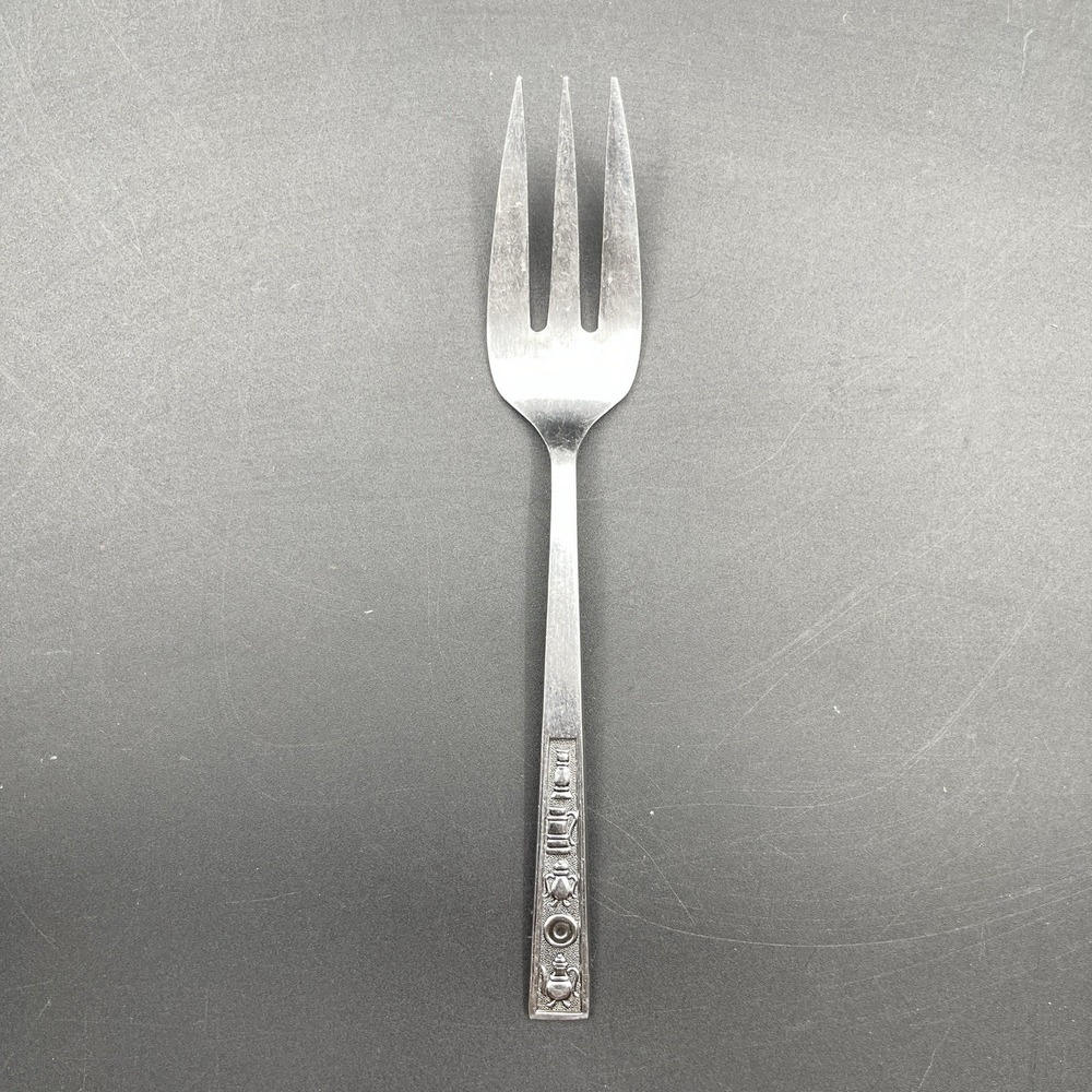 Rogers Century House Japan Stainless‎ Serving Fork 3 Tine Flatware
